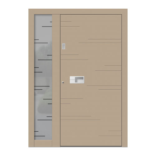 Porte d'entrée - HA142+ST - DOORS, d.o.o. - en bois / en aluminium / battante