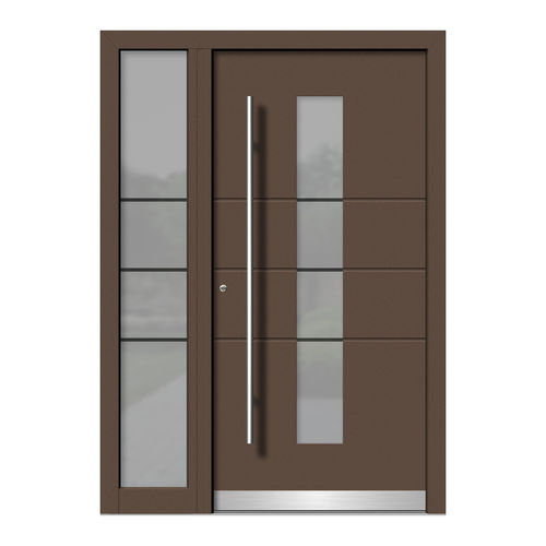 Porte d'entrée - HA147+ST - DOORS, d.o.o. - en bois / en aluminium / battante