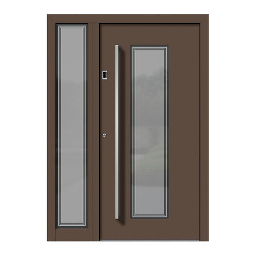 Porte d'entrée - HA192+ST - DOORS, d.o.o. - en bois / en aluminium / battante
