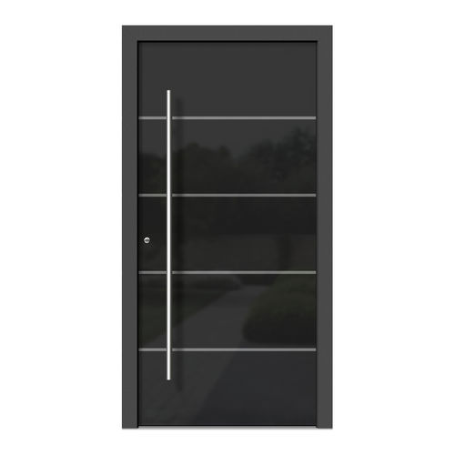 Porte d'entrée - HA302 - DOORS, d.o.o. - en bois / en aluminium / en verre