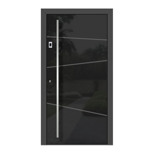 Porte d'entrée - HA303 - DOORS, d.o.o. - en bois / en aluminium / en verre