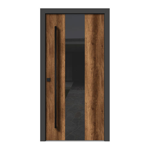 Porte d'entrée - HA306 - DOORS, d.o.o. - en bois / en aluminium / en verre
