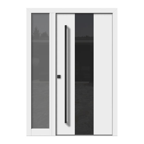 Porte d'entrée - HA306+ST - DOORS, d.o.o. - en bois / en aluminium / en verre