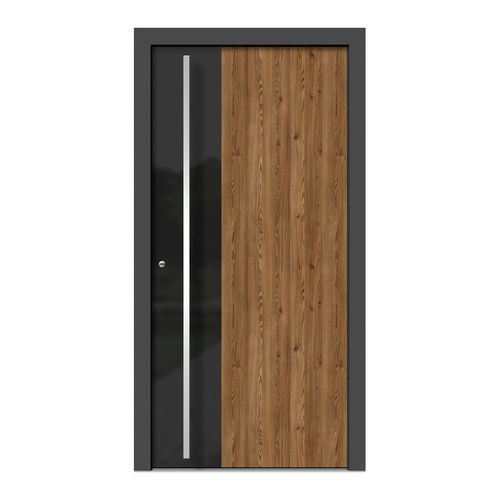Porte d'entrée - HA312 - DOORS, d.o.o. - en bois / en aluminium / en verre