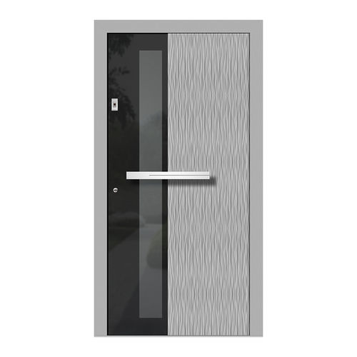 Porte d'entrée - HA320 - DOORS, d.o.o. - en bois / en aluminium / en verre