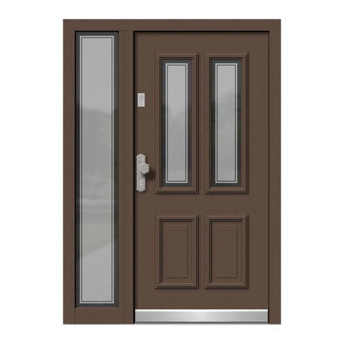 Porte d'entrée - HA501+ST - DOORS, d.o.o. - en bois / en aluminium / battante