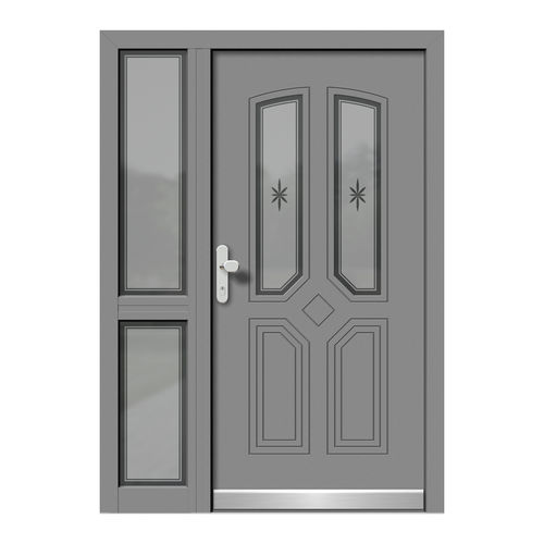 Porte d'entrée - HA507+ST - DOORS, d.o.o. - en bois / en aluminium / battante