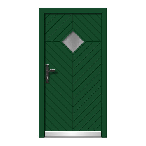 Porte d'entrée - HA509 - DOORS, d.o.o. - en bois / en aluminium / battante