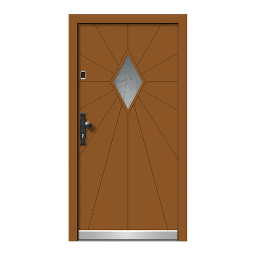 Porte d'entrée - HA551 - DOORS, d.o.o. - en bois / en aluminium / battante
