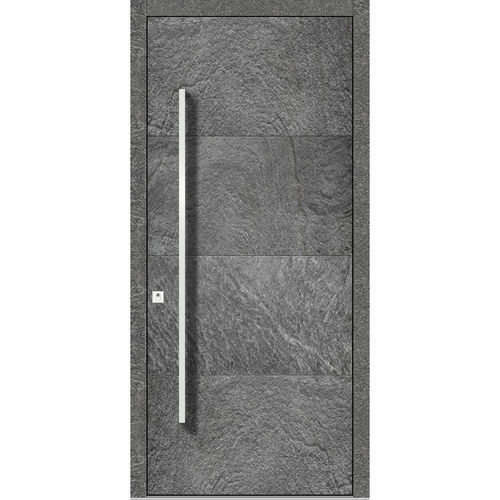 Porte d'entrée - HS902_G06 - DOORS, d.o.o. - en pierre / battante / contemporaine