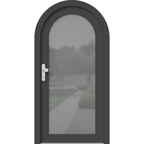 Porte d'entrée - HA148+ST - DOORS, d.o.o. - en bois / en aluminium / battante