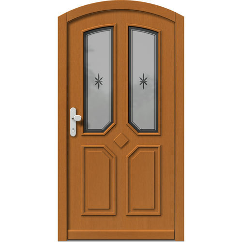 Porte d'entrée - H507 - DOORS, d.o.o. - en bois / battante / classique