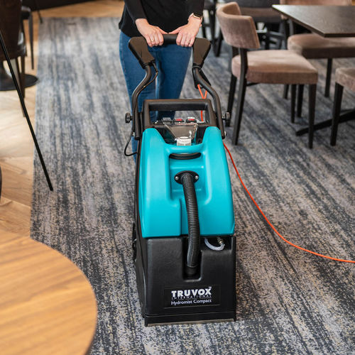 Nettoyeur de tapis compact - HYDROMIST® - Truvox International - pour bâtiment tertiaire / accompagné / à eau