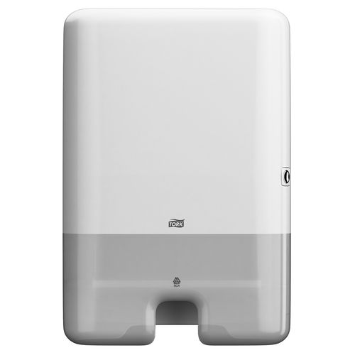 Distributeur d'essuie-mains mural - Tork Elevation Interfold H2 - Wetrok - en plastique / pour sanitaire public