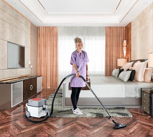 Aspirateur professionnel - MV PLUS - TMB S.r.l - traîneau / à sec / avec fil