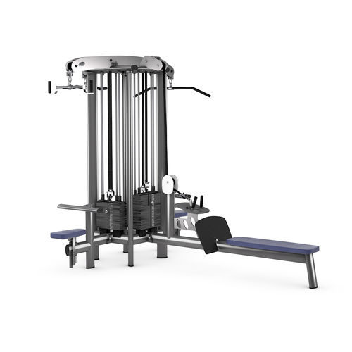 Appareil de musculation dos - 4032 4-STATION - gym80 International GmbH - tirage bas / de traction / d'intérieur