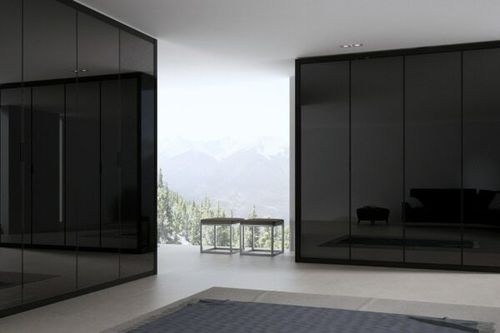Armoire d'angle - N750 - GRUPO STYLO INTERIORISMO SL - à encastrer / contemporaine / en verre laqué