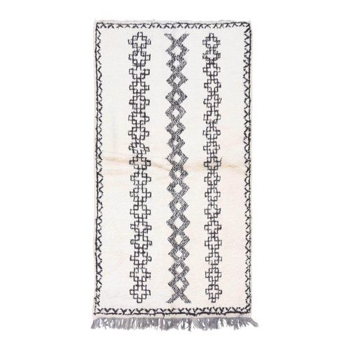 Tapis contemporain - MUSMUS RUGS - à motif géométrique / rectangulaire / tissé main