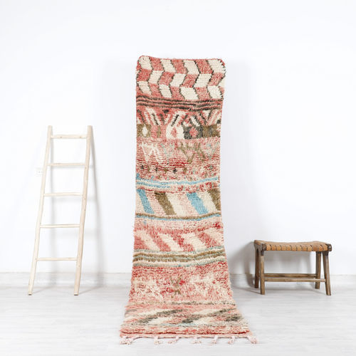Tapis vintage - 64-1-3-2-5-6-12 - MUSMUS RUGS - à motif / rectangulaire / tissé main