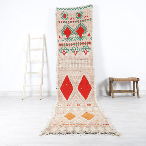 Tapis vintage - 64-1-3-2-5-6-7 - MUSMUS RUGS - à motif / rectangulaire / tissé main