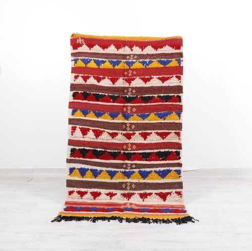 Tapis vintage - 64-1-3-2 - MUSMUS RUGS - à motif / rectangulaire / tissé main