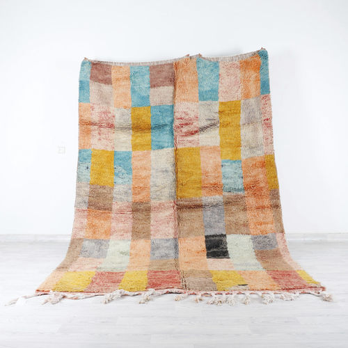 Tapis contemporain - 83-4-1 - MUSMUS RUGS - à carreaux / rectangulaire / tissé main