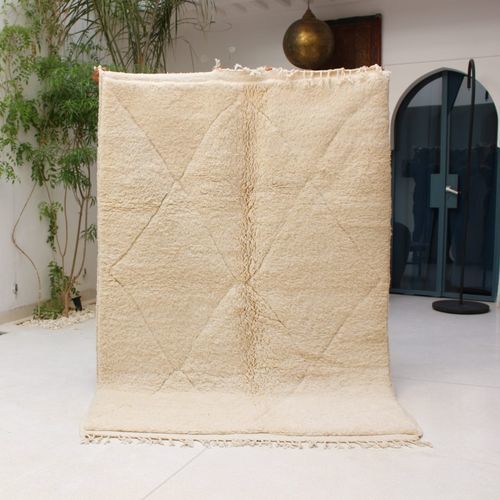 Tapis contemporain - Beni Ourain - MUSMUS RUGS - à motif géométrique / en laine / rectangulaire