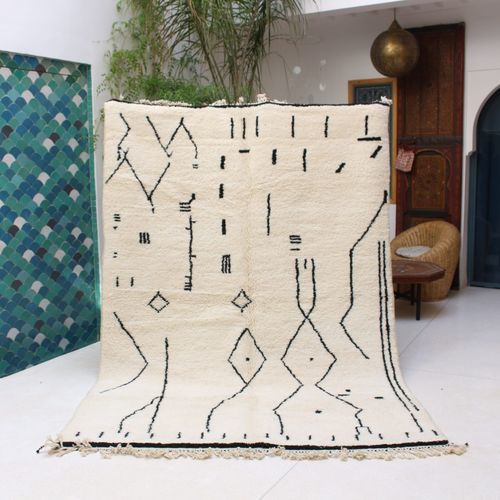 Tapis design minimaliste - MUSMUS RUGS - à motif / en laine / rectangulaire
