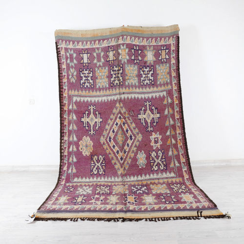 Tapis vintage - 64-1-3-2-5-6-15-5-1 - MUSMUS RUGS - à motif / en laine / rectangulaire