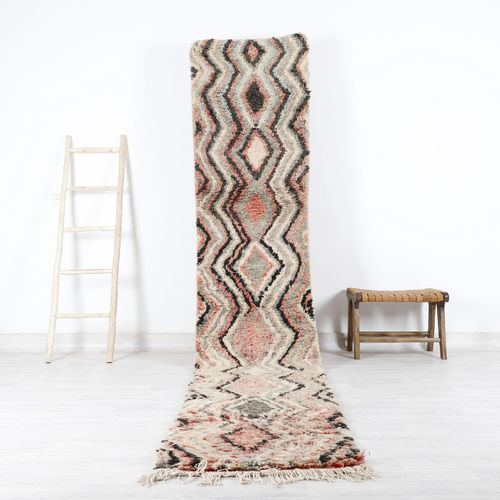 Tapis vintage - 64-1-3-2-5-6-15 - MUSMUS RUGS - à motif géométrique / en laine / rectangulaire
