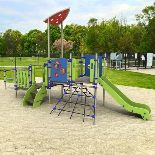 Structure de jeu pour aire de jeux - SPI Global Play - en métal / modulaire / pour escalade