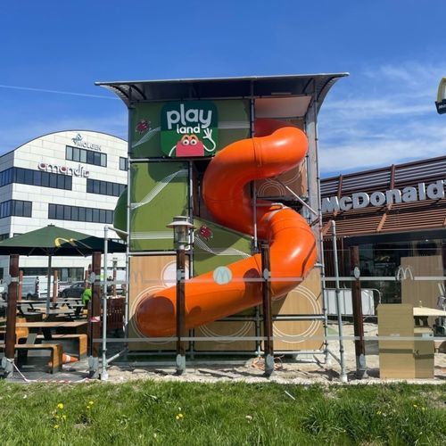 Toboggan tubulaire - SPI Global Play - tournant / pour établissement public / pour collectivité
