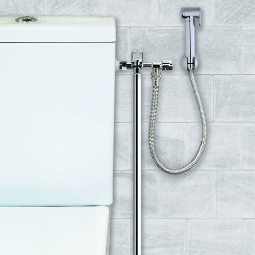 Douchette pour toilette - RENOLUXE : 52502 - Grandsire Paris - ronde / en laiton chromé / en inox