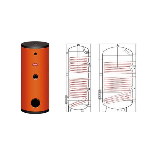Chaudière solaire - SPS SERIES  2 - LA NUOVA COTERM SRL - avec chauffe-eau / résidentielle / d'intérieur