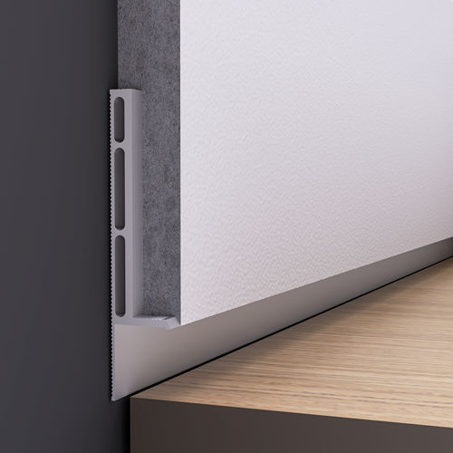 Profilé de fixation en aluminium - 45 ASR - DHER - pour plinthe