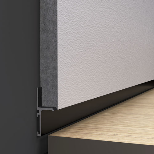 Profilé en aluminium - S series - DHER - en T / pour mur / pour cloison