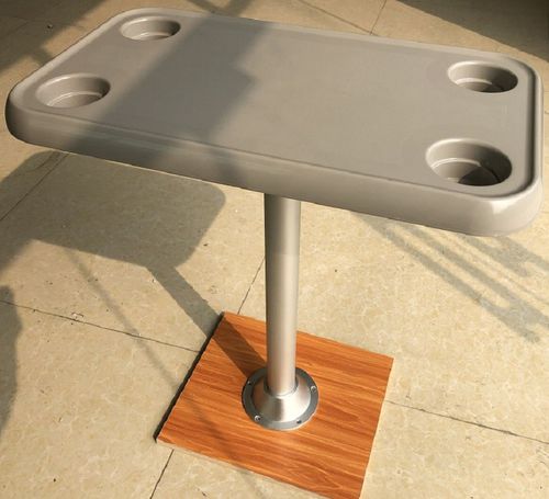 Plateau de table en plastique - Rectangle  - Foshan 1 Boat hardware Co. Ltd. - pour bateau / gris