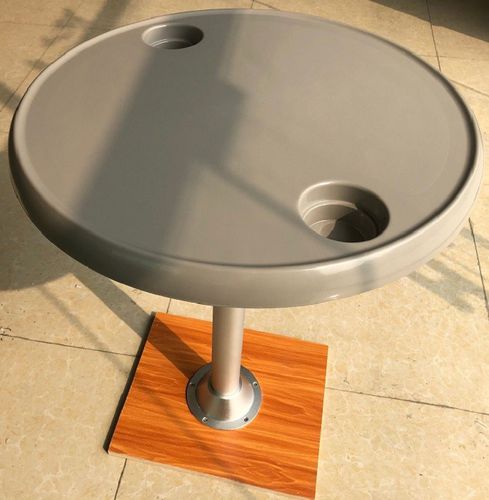 Plateau de table en plastique - Round - Foshan 1 Boat hardware Co. Ltd. - pour bateau / gris