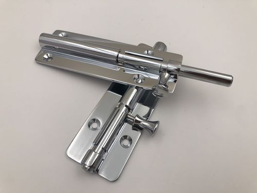 Verrou en laiton chromé - 135mm - Foshan 1 Boat hardware Co. Ltd. - pour porte