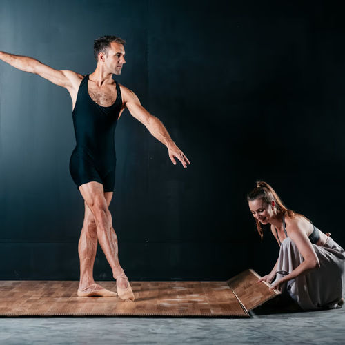 Plancher de danse flottant - ATTIVITA - SPECTAT - en bois / en chêne / en hêtre