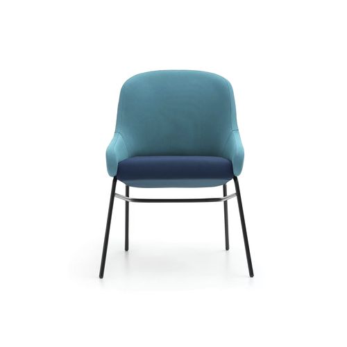 Chaise visiteur contemporaine - ASTON - TM Leader Contract - d'intérieur / en tissu / avec piètement en métal