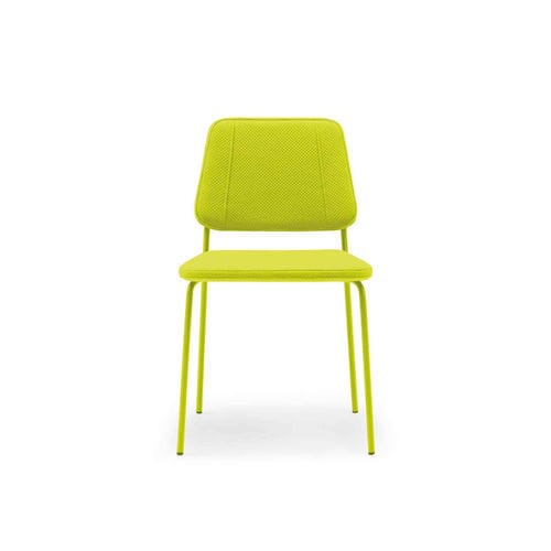 Chaise contemporaine - JADE - TM Leader Contract - d'intérieur / en métal / en tissu