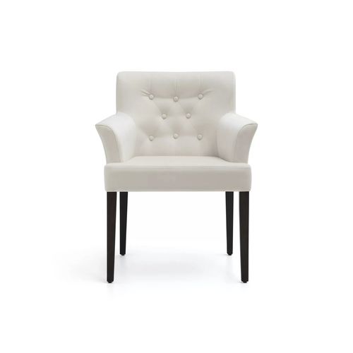 Fauteuil contemporain - BORIS - TM Leader Contract - en tissu / en bois massif / tapissé