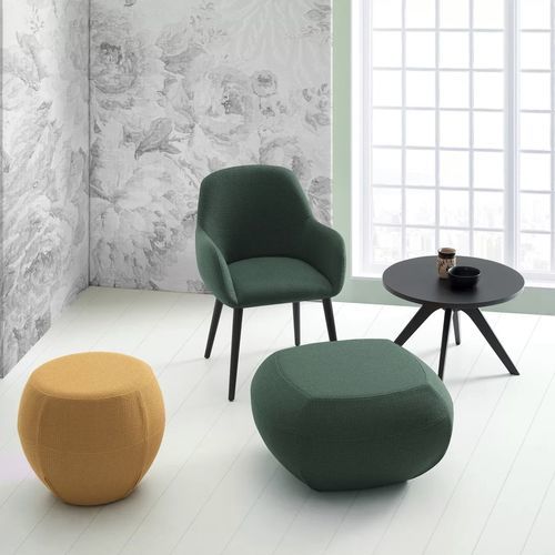 Fauteuil contemporain - BOSCO - TM Leader Contract - en tissu / en métal / bois