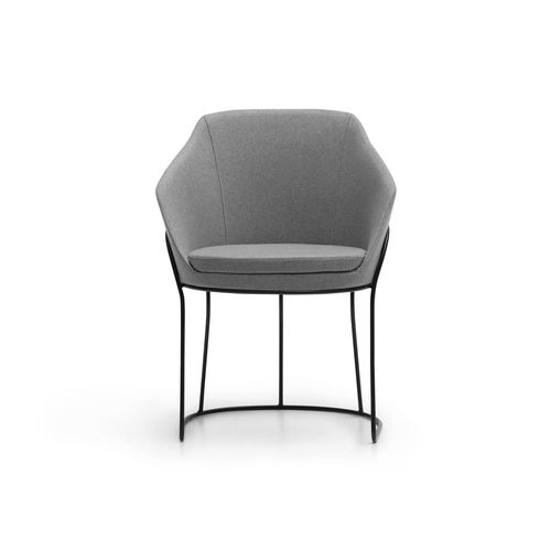Chaise contemporaine - ENZO - TM Leader Contract - d'intérieur / en polyuréthane / en tissu