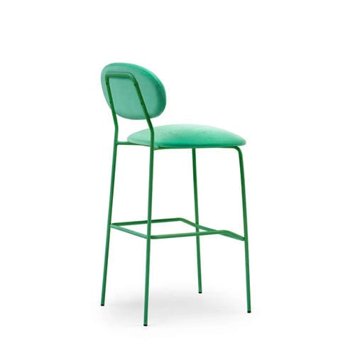 Tabouret contemporain - ORBIT - TM Leader Contract - en tissu / avec piètement en métal / avec repose-pieds