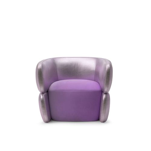 Fauteuil contemporain - ALDRIN - TM Leader Contract - en tissu / violet / professionnel