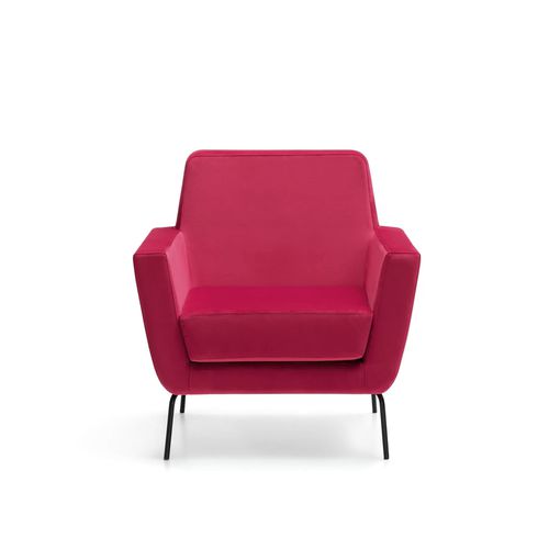 Fauteuil contemporain - BARI - TM Leader Contract - en mousse de polyuréthane / en tissu / en métal