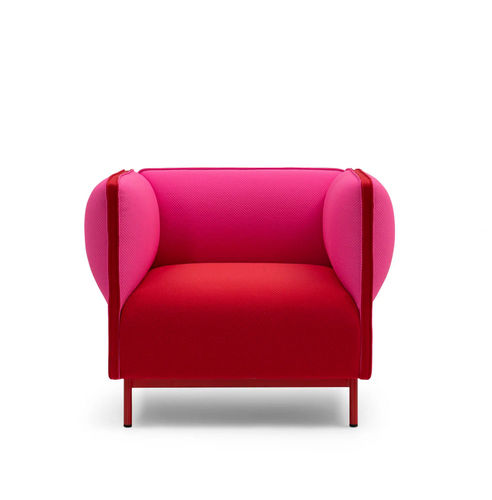 Fauteuil contemporain - PAD - TM Leader Contract - en tissu / en métal / vert