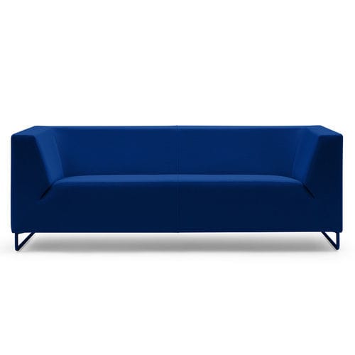 Canapé contemporain - TEO - TM Leader Contract - en tissu / modulable / bleu